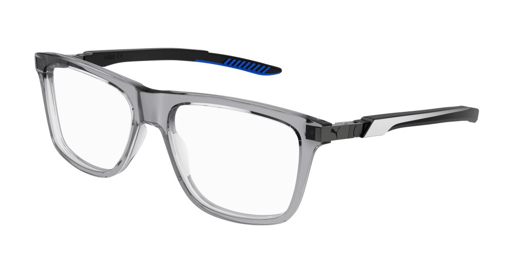 Occhiali da vista Puma PU0379O-003 colore nero forma rettangolare lenti trasparente