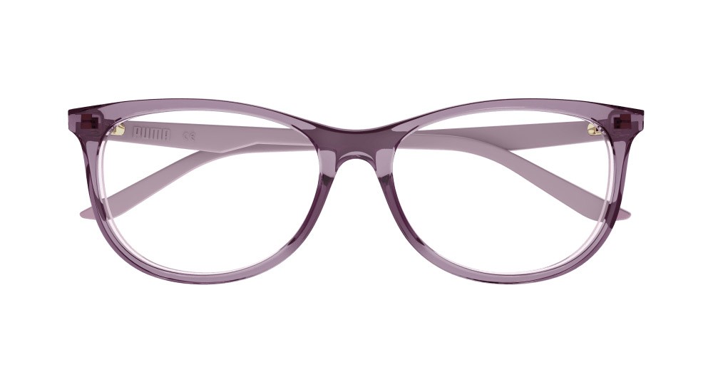 Occhiali da vista Puma PU0390O-003 colore rosa forma rettangolare lenti trasparente