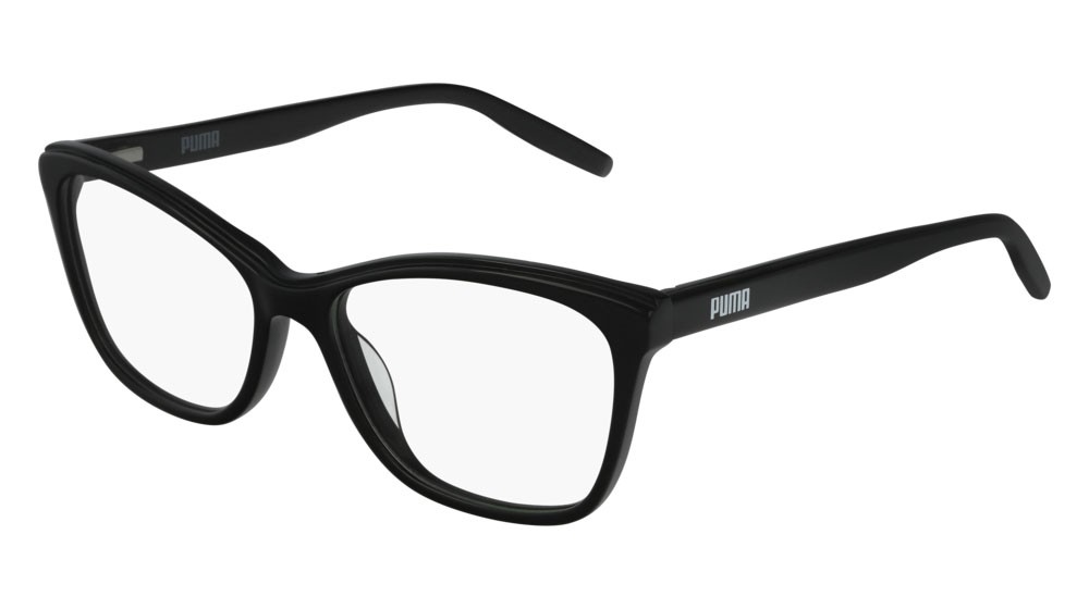 Occhiali da vista Puma Sportstyle PU0240O-001 colore black forma cat eye lenti transparent
