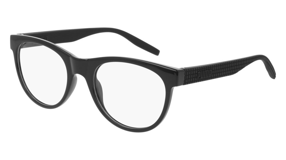 Brillen Puma Sportstyle PU0279O-001 farbe black form rund gläser transparent