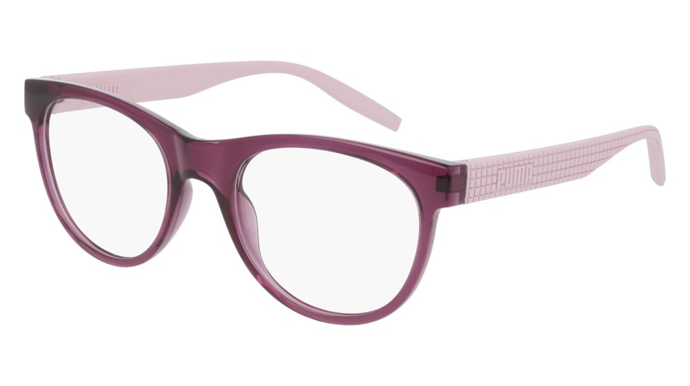 Occhiali da vista Puma Sportstyle PU0279O-004 colore pink forma rotondo lenti transparent