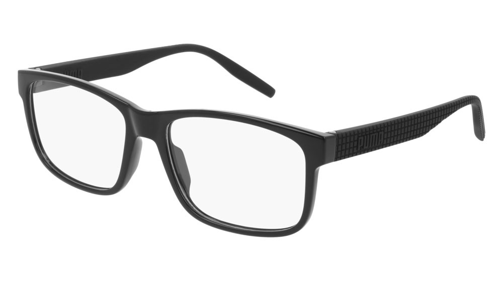 Occhiali da vista Puma Sportstyle PU0280O-001 colore black forma rettangolare lenti transparent
