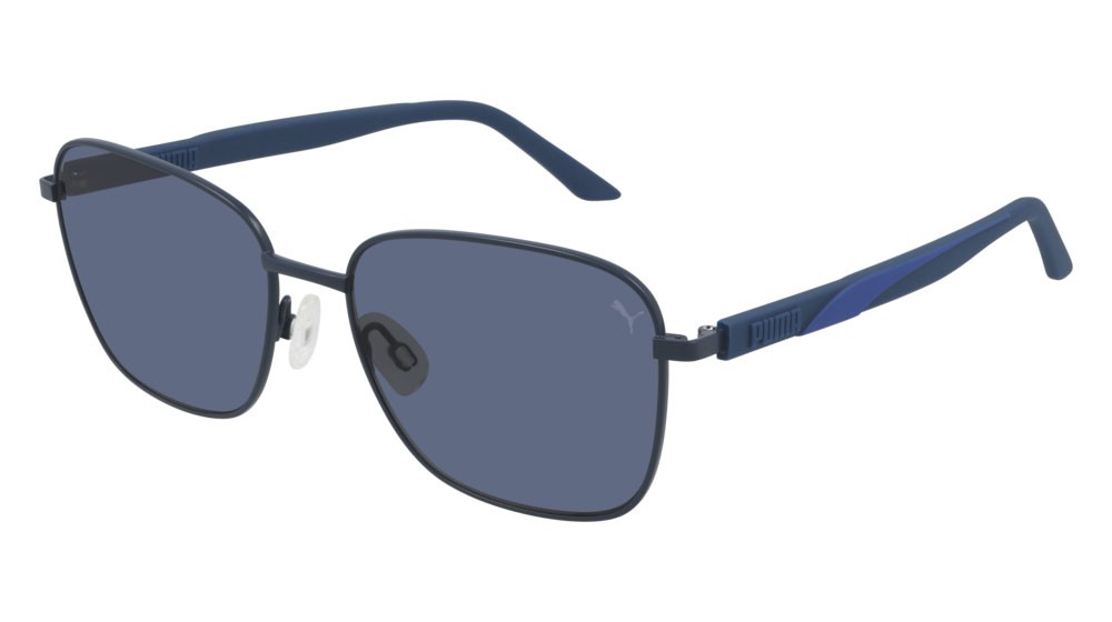 Sunglasses Puma Sportstyle PU0321S-002 color blue shape rectangle lenses blue
