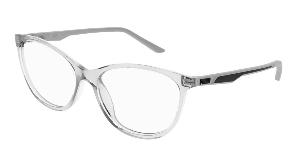 Occhiali da vista Puma Sportstyle PU0372O-003 colore grey forma rotondo lenti transparent
