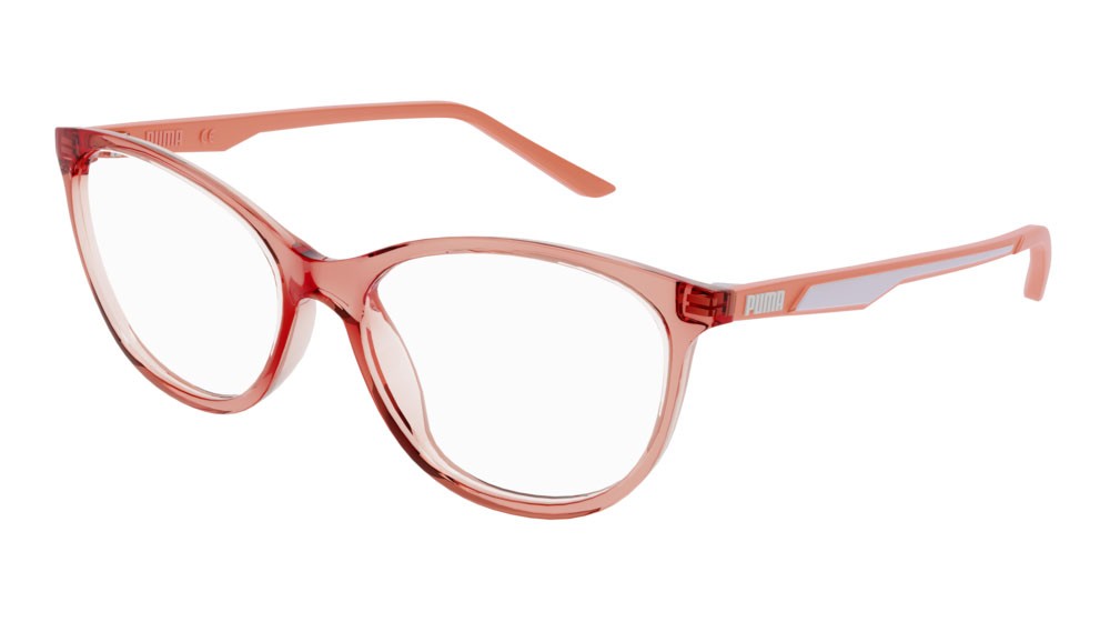 Occhiali da vista Puma Sportstyle PU0372O-004 colore orange forma rotondo lenti transparent