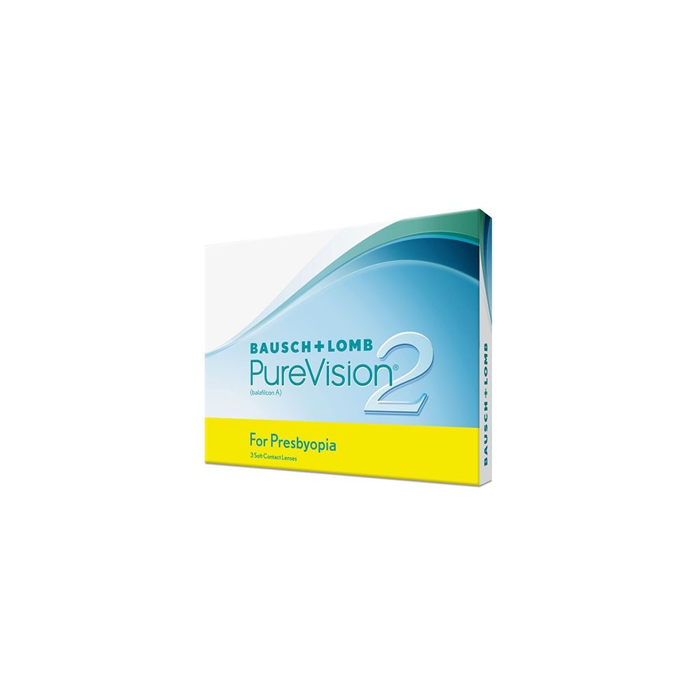  PureVision 2 - Lenti a contatto mensili per presbiopia (3 lenti) 