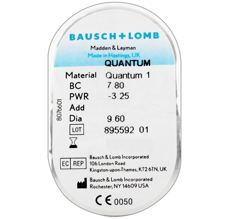 Quantum 1 - Lenti a contatto annuali (1 lente) 