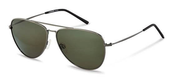 Sonnenbrillen Rodenstock R1425 (C163) farbe dark gun - black gläser antiriflesso - green
