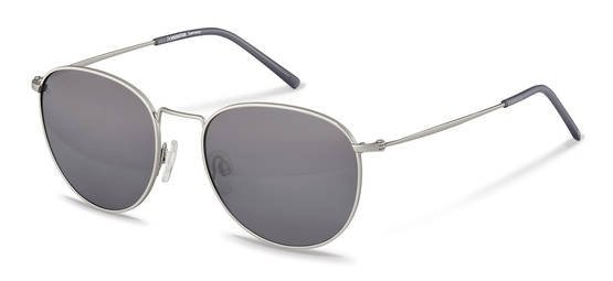 Occhiali da sole Rodenstock R1426 (D197) colore silver - grey lenti antiriflesso - smoke mirror silver