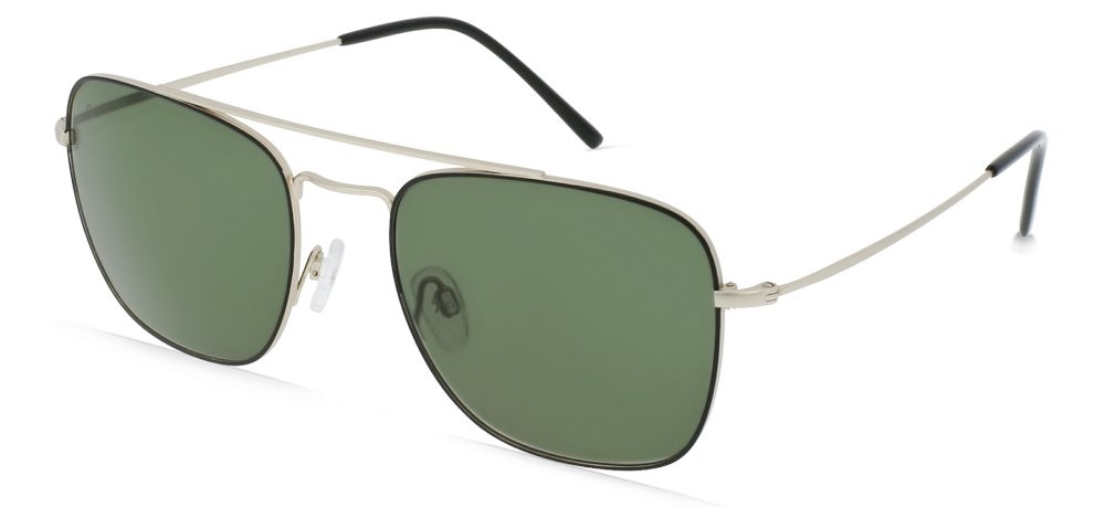 Occhiali da sole Rodenstock R1440 (B152) colore black - gold lenti antiriflesso - green