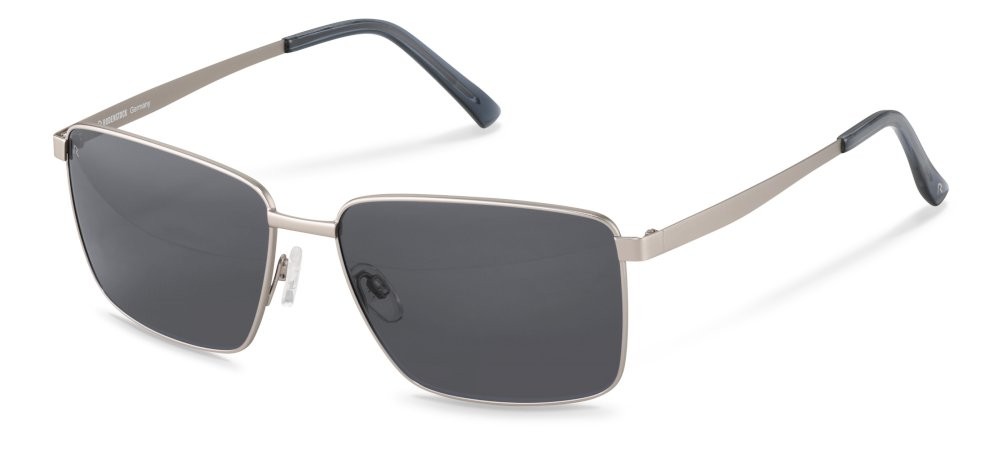 Occhiali da sole Rodenstock R1443 (D196) colore silver blue lenti antiriflesso - smoke