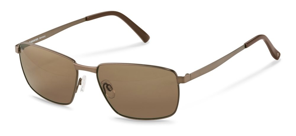 Occhiali da sole Rodenstock R1444 (C151) colore brown lenti antiriflesso - brown mirror gold