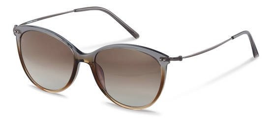 Occhiali da sole Rodenstock R3311 (A121) colore blue - brown gradient lenti antiriflesso - brown gradient