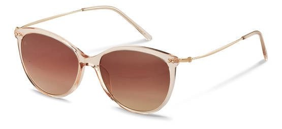 Occhiali da sole Rodenstock R3311 (B165) colore apricot - gold lenti antiriflesso - brown