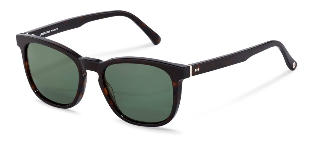 Sonnenbrillen Rodenstock R3319 (B125) farbe dark havana gläser green 