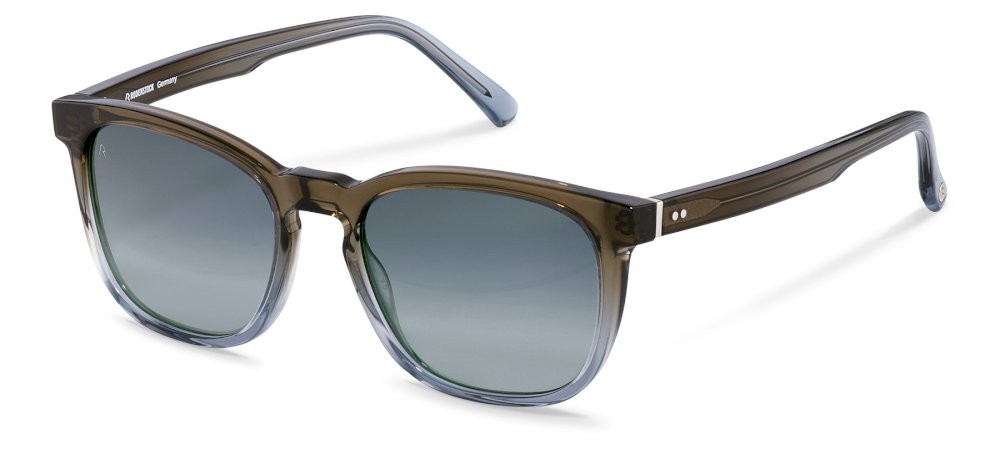 Occhiali da sole Rodenstock R3319 (C120) colore brown grey gradient lenti antiriflesso - smoke gradient