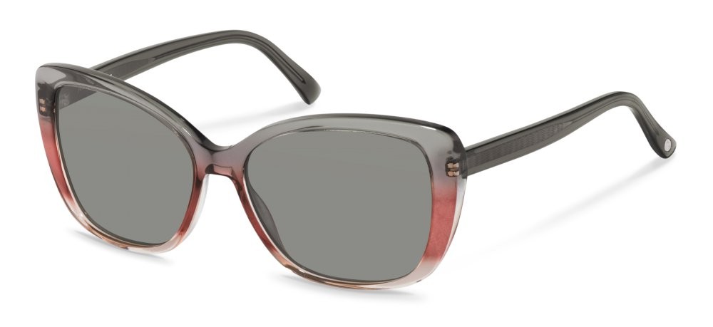 Occhiali da sole Rodenstock R3323 (A445) colore grey rose gradient lenti antiriflesso - smoke