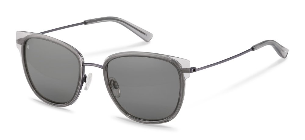Occhiali da sole Rodenstock R3330 (C445) colore light grey - dark gun lenti antiriflesso - smoke