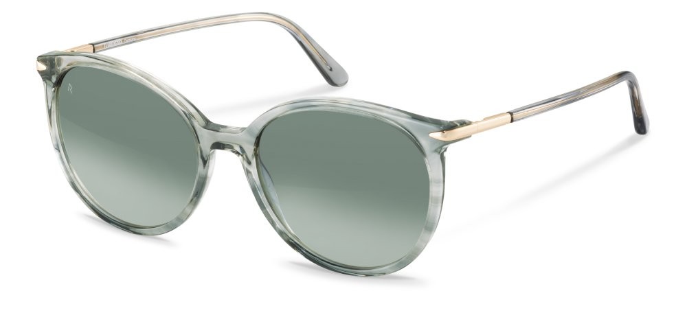 Occhiali da sole Rodenstock R3341 (D123) colore blue - grey structured lenti antiriflesso - green gradient