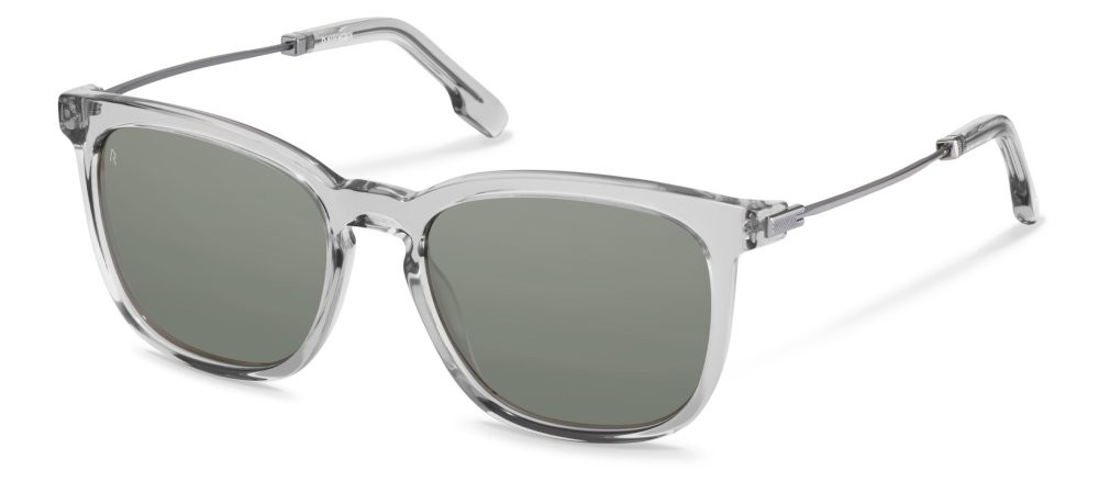 Occhiali da sole Rodenstock R3347 (D130) colore light grey - silver lenti antiriflesso - green mirror silver