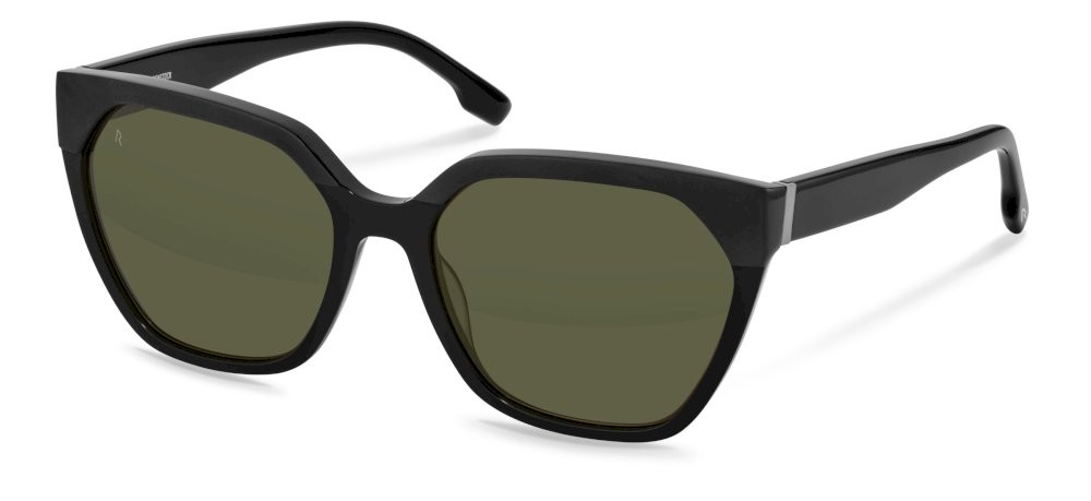 Sunglasses Rodenstock R3353 (A129) color black, dark grey lenses green