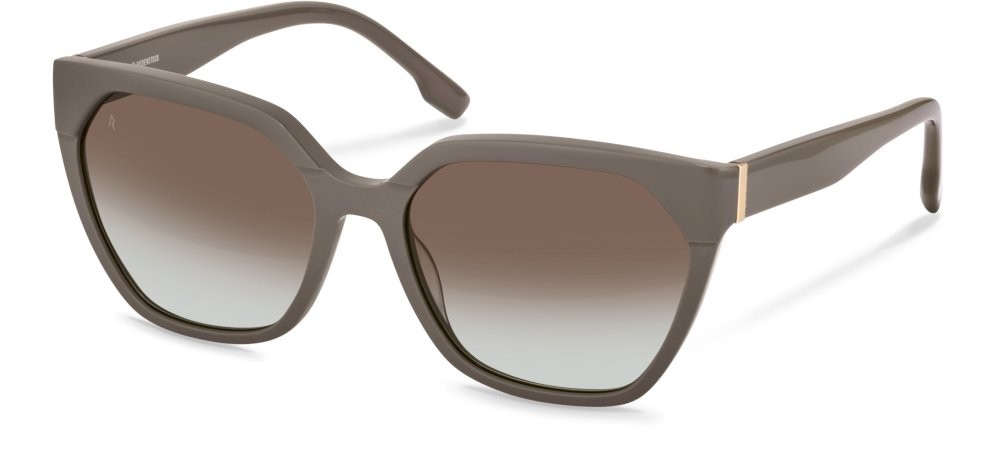 Sunglasses Rodenstock R3353 (C121) color grey, gold lenses brown gradient