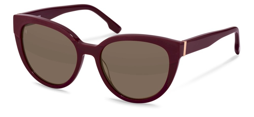 Sunglasses Rodenstock R3354 (C151) color bordeaux, rose gold lenses brown/mirror gold