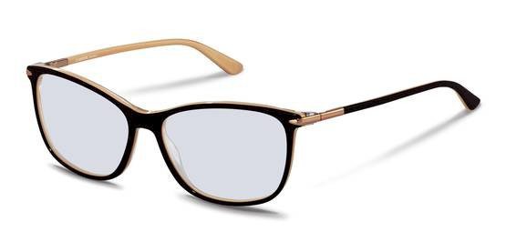 Brillen Rodenstock R5335 (A000) farbe brown beige layered, rose gold 