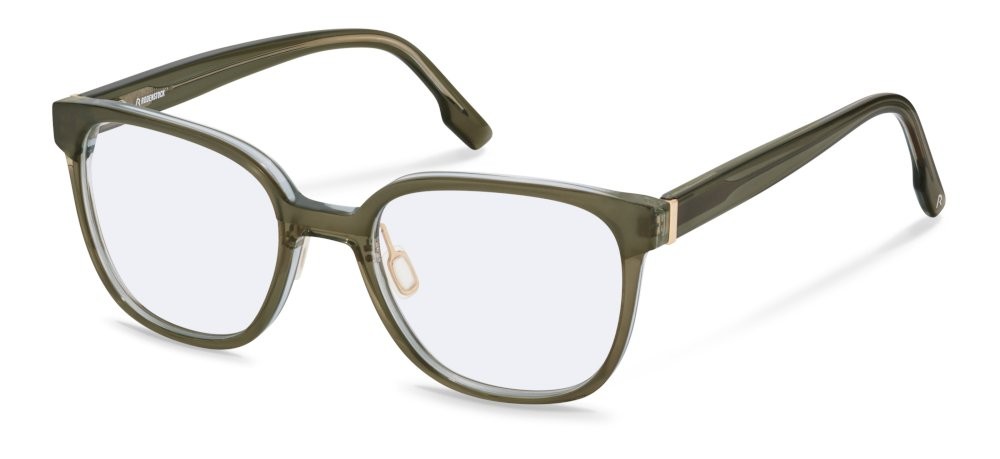 Eyeglasses Rodenstock R5371 (C000) color green blue layered, gold 