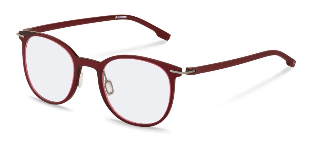 Eyeglasses Rodenstock R5375 (D000) color dark red/dark grey 