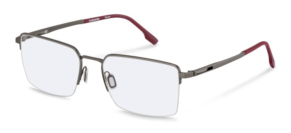 Eyeglasses Rodenstock R7152 (B000) color dark grey, red 