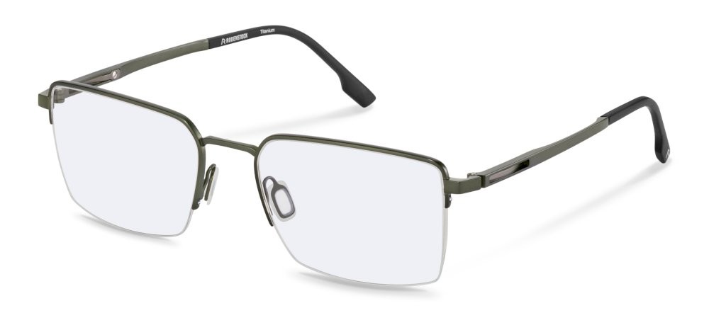 Occhiali da vista Rodenstock R7152 (C000) colore dark green, black 