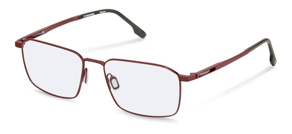 Occhiali da vista Rodenstock R7154 (C000) colore dark red, grey 