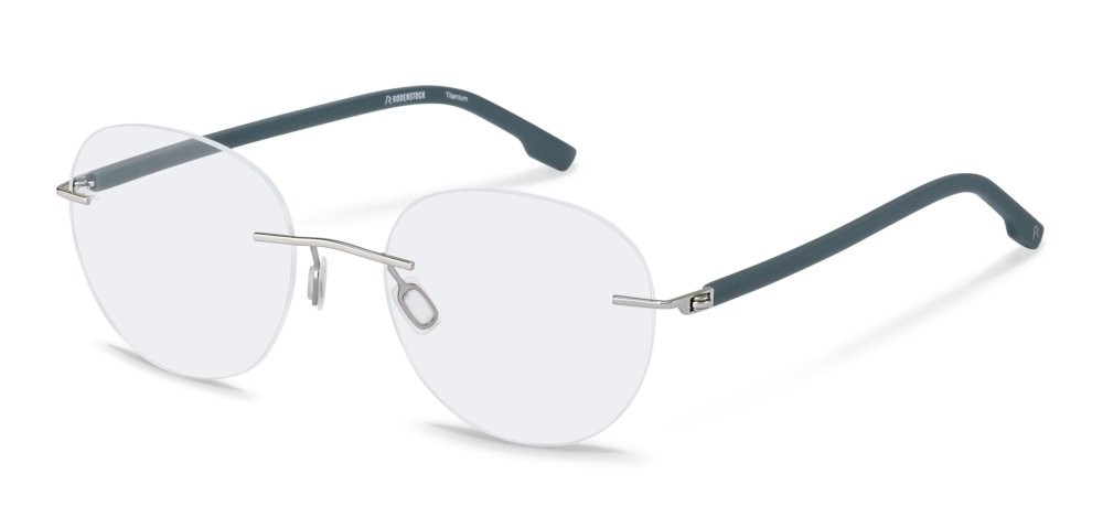 Eyeglasses Rodenstock R7174 (C000) color palladium/blue grey 