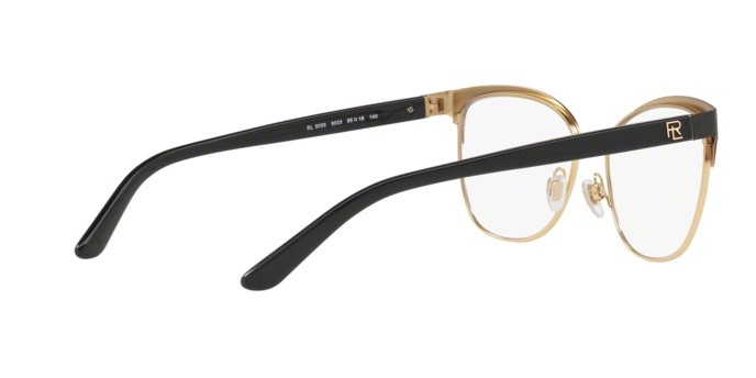 Occhiali da vista Ralph Lauren RL 5099 (9003) colore black forma cat eye lenti demo lens