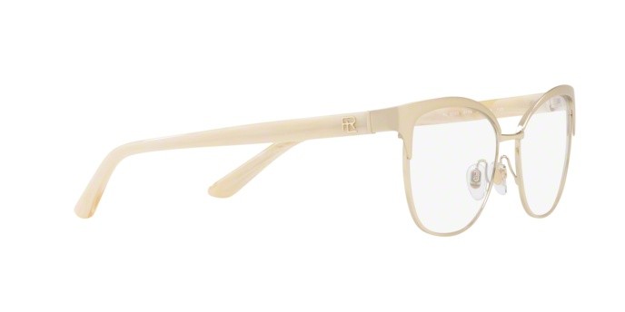 Brillen Ralph Lauren RL 5099 (9169) farbe light shiny gold form cat-eye gläser demo lens