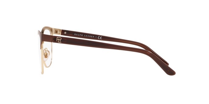 Occhiali da vista Ralph Lauren RL 5099 (9395) colore dark red on pale gold forma cat eye lenti demo lens