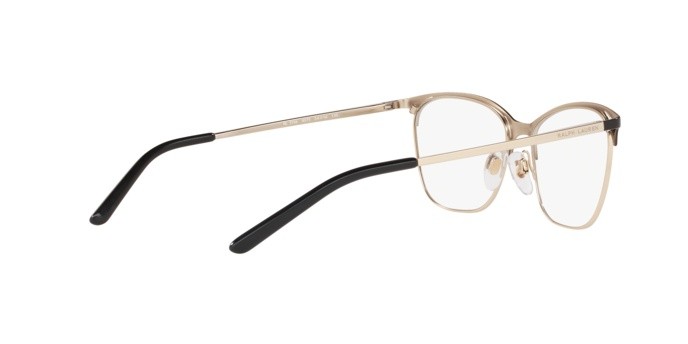 Occhiali da vista Ralph Lauren RL 5104 (9375) colore light gold/black forma cat eye lenti demo lens