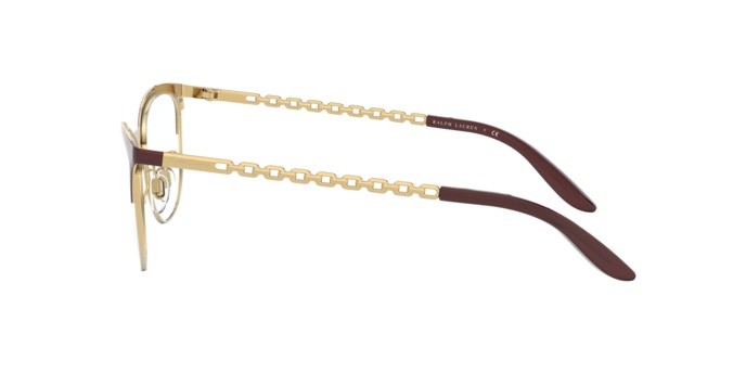 Eyeglasses Ralph Lauren RL 5106 (9395) color brown/gold shape butterfly lenses demo lens