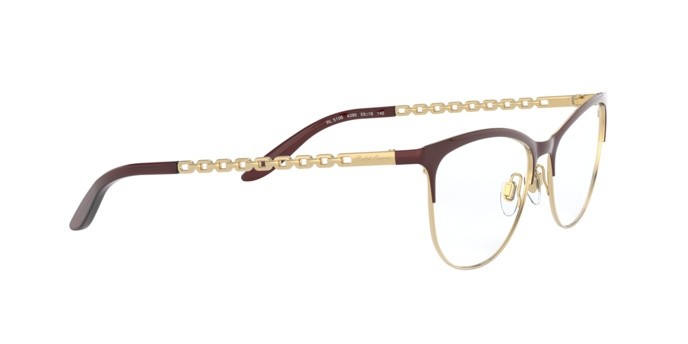 Eyeglasses Ralph Lauren RL 5106 (9395) color brown/gold shape butterfly lenses demo lens