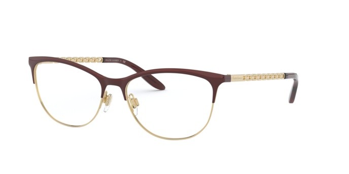 Eyeglasses Ralph Lauren RL 5106 (9395) color brown/gold shape butterfly lenses demo lens