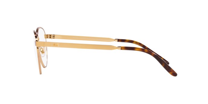 Eyeglasses Ralph Lauren RL 5118 (9449) color oro antico shape round lenses lente demo