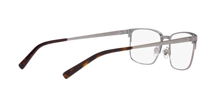 Eyeglasses Ralph Lauren RL 5119 (9272) color semi matte brown/gunmetal shape rectangle lenses lente demo