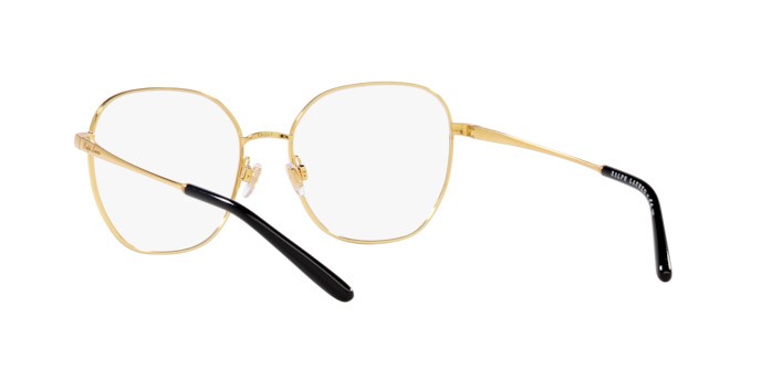 Occhiali da vista Ralph Lauren RL 5120 (9358) colore nero/oro forma irregolare lenti lente demo