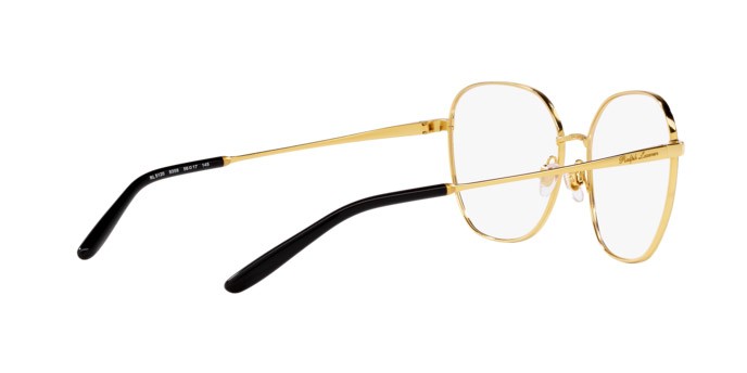 Occhiali da vista Ralph Lauren RL 5120 (9358) colore nero/oro forma irregolare lenti lente demo