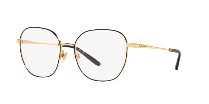 Occhiali da vista Ralph Lauren RL 5120 (9358) colore nero/oro forma irregolare lenti lente demo