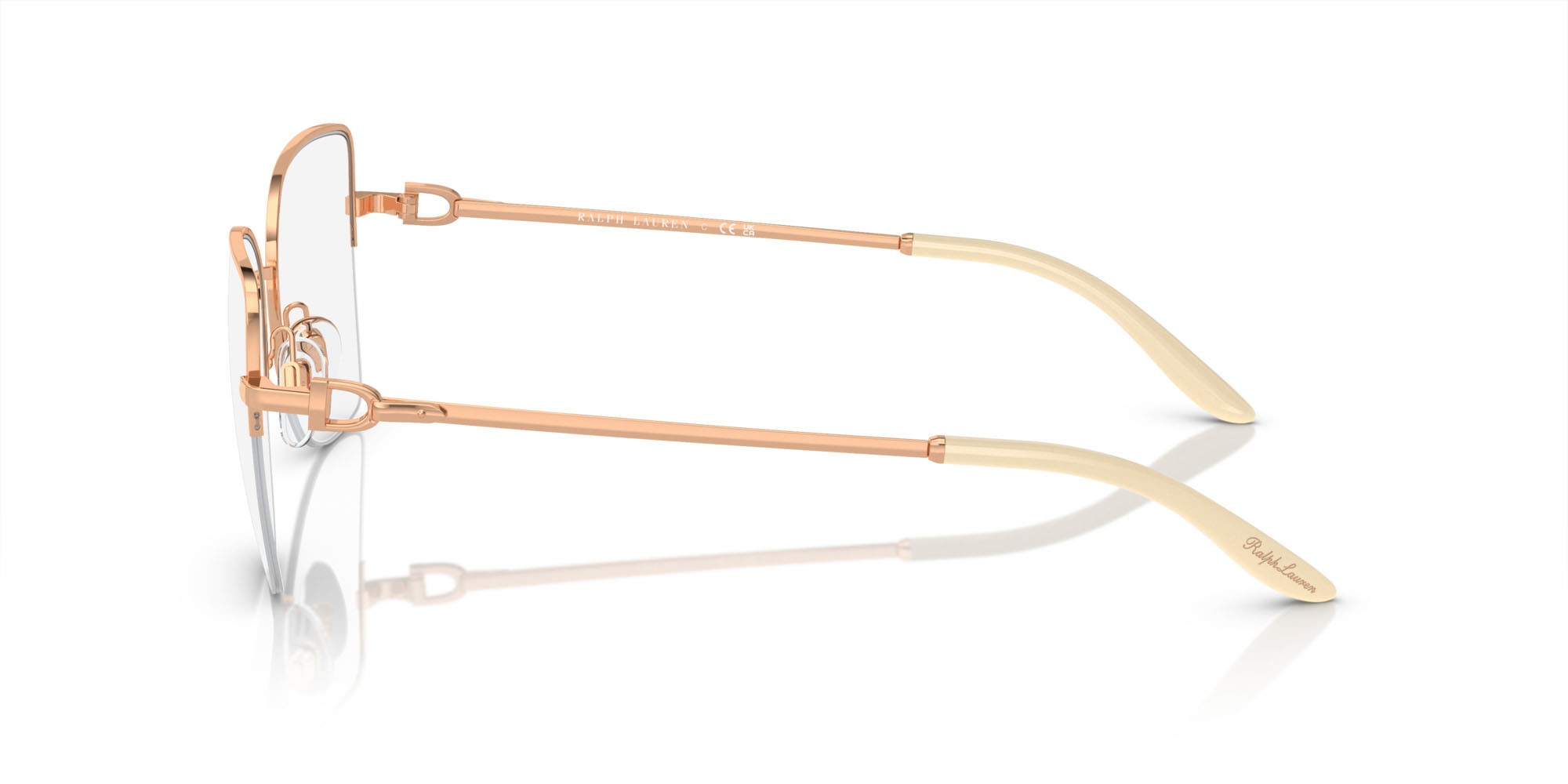 Occhiali da vista Ralph Lauren RL 5122 (9469) colore oro rose forma farfalla lenti lente demo