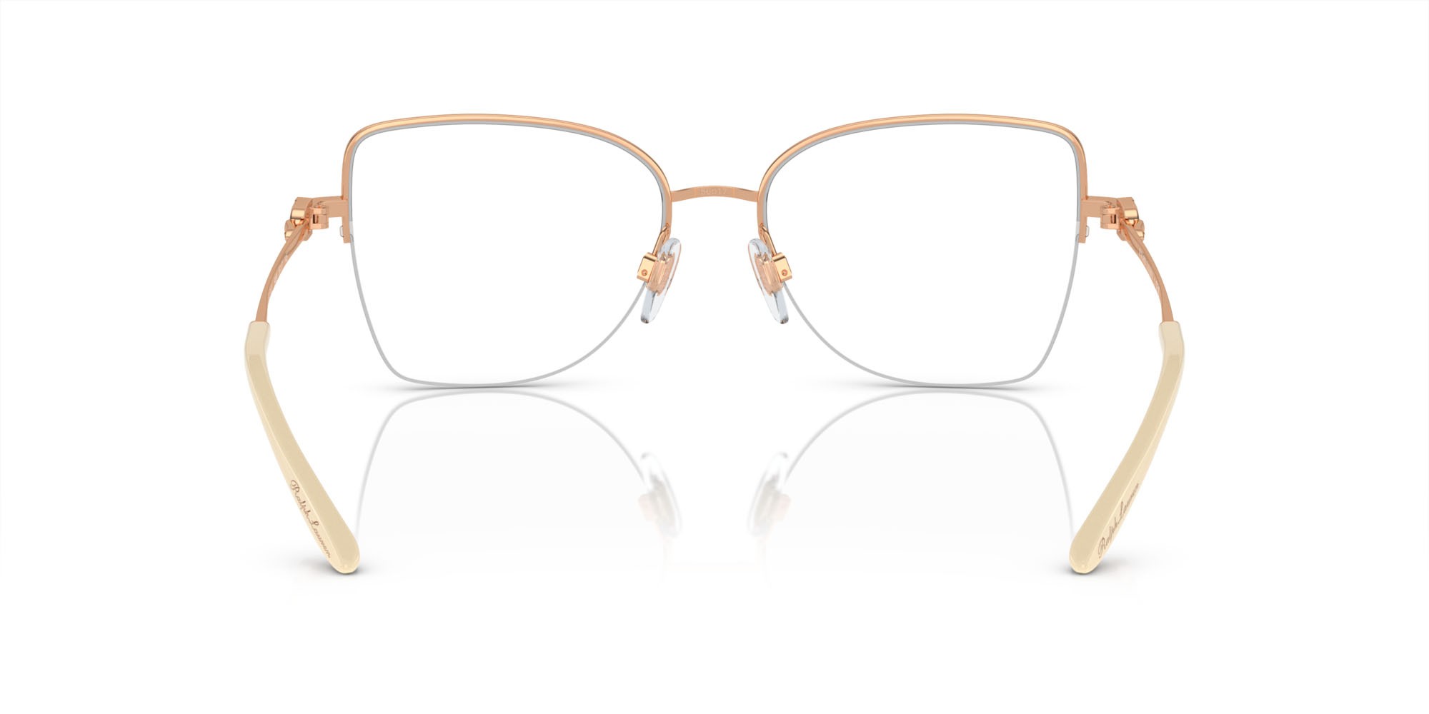 Occhiali da vista Ralph Lauren RL 5122 (9469) colore oro rose forma farfalla lenti lente demo