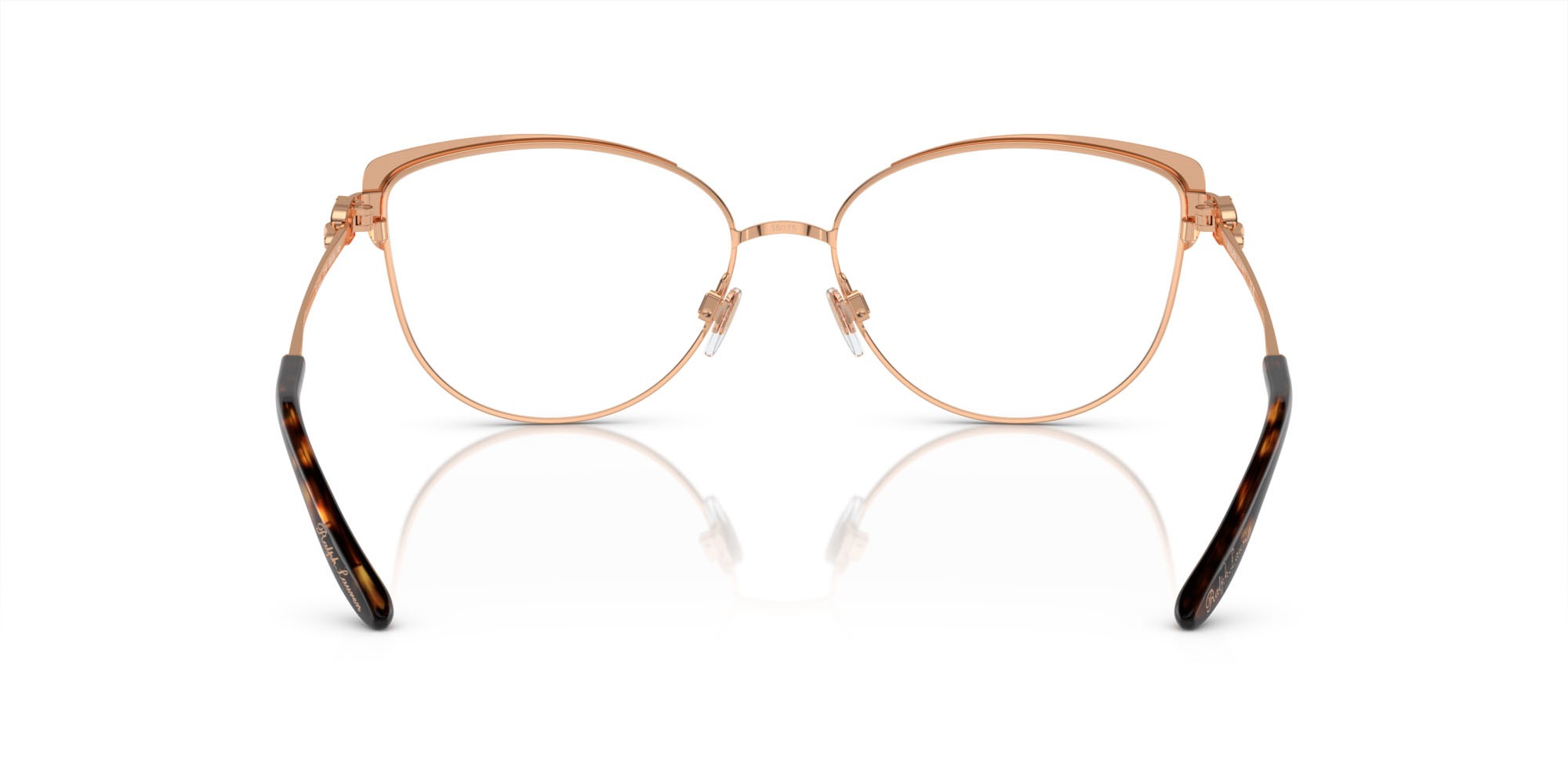 Occhiali da vista Ralph Lauren RL 5123 (9158) colore oro rose forma cat eye lenti lente demo