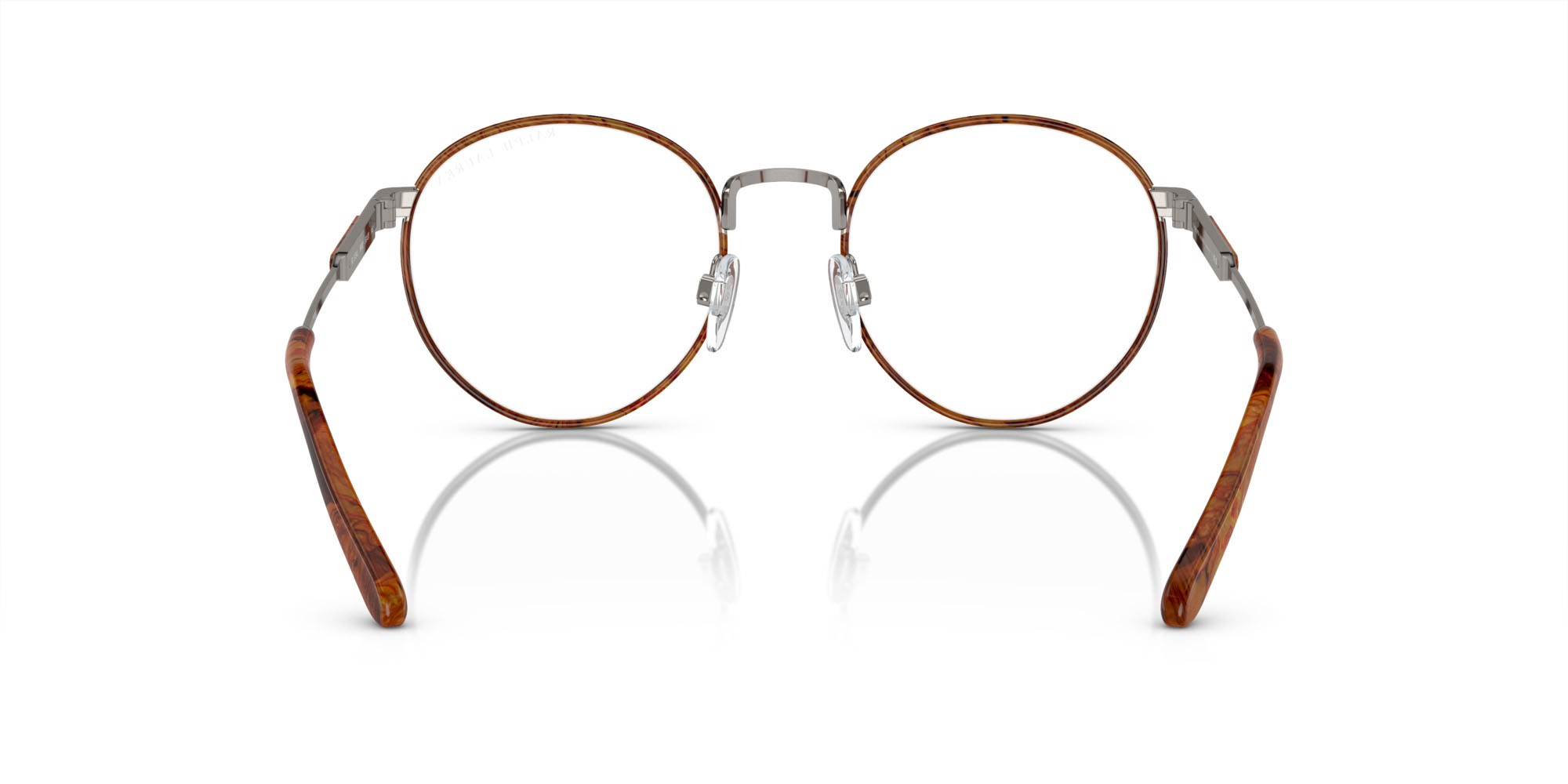 Eyeglasses Ralph Lauren RL 5124J (9002) color legno nodoso shape round lenses azzurro